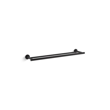 Kohler Purist 24" Double Towel Bar 14375-BL